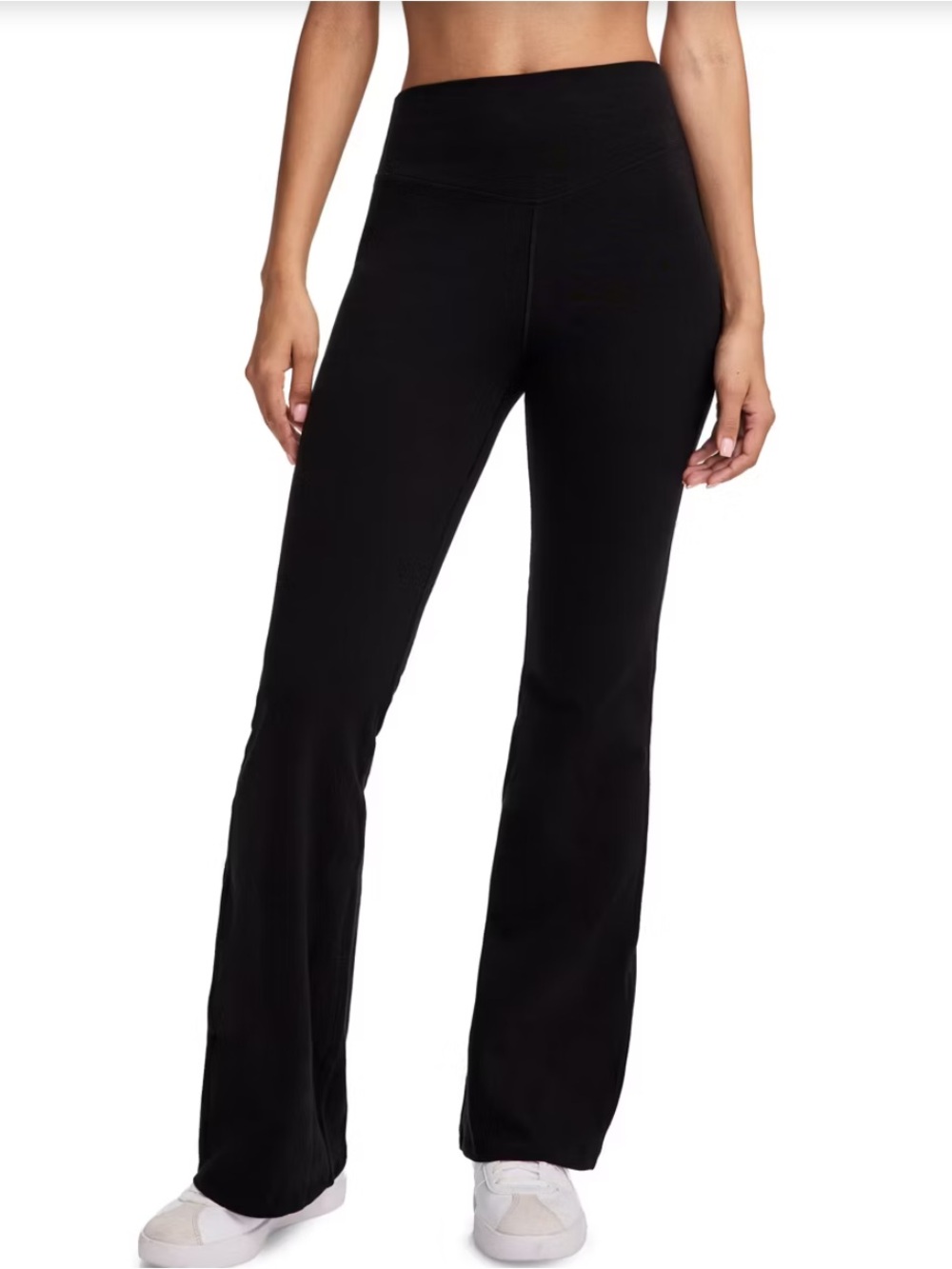 Jockey  High-Rise Black Flare Yoga Pants size large